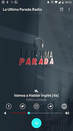 Android application Laultimaparada radio app screenshort
