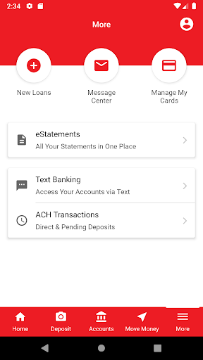 Android application Mattel Federal Credit Union screenshort