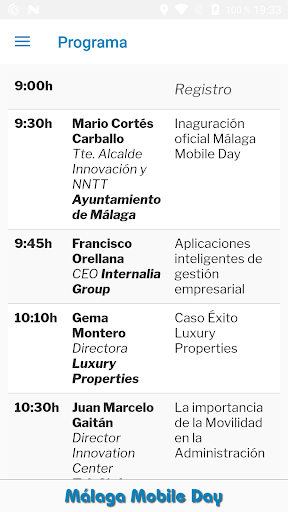 Mobile Day, Networking App Screen 3