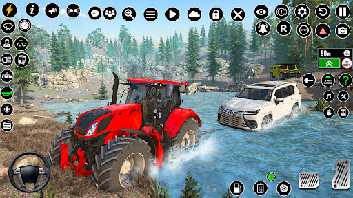 Heavy Tractor Pulling Games 3D Screen 2