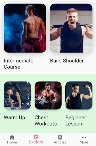 Screenshot of Muscle Building Workout