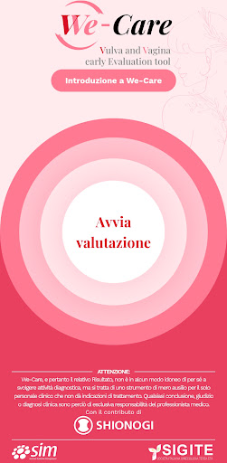 Android application We-Care screenshort