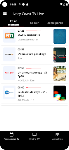 Cote divoire TV Live Screen 2