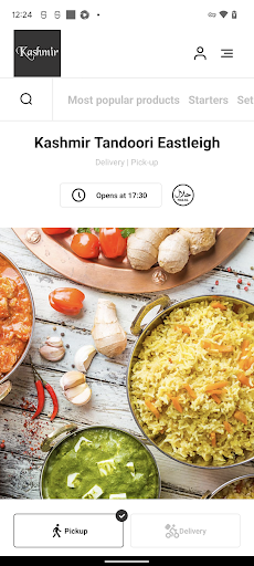 Android application Kashmir Tandoori Eastleigh screenshort