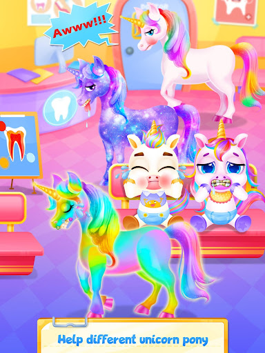 Unicorn Dentist - Rainbow Pony Beauty Salon  screenshots 3