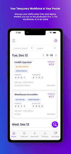 Screenshot of Traba Business