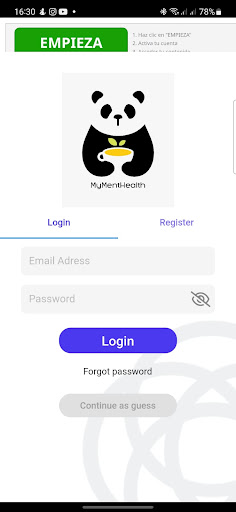Android application MyMentHealth | Mental Health screenshort