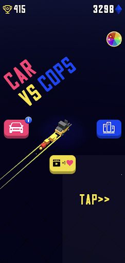 Android application Car Vs Cops screenshort