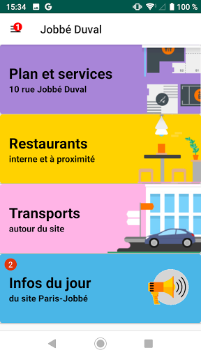 Android application Mon Site Orange Innovation screenshort