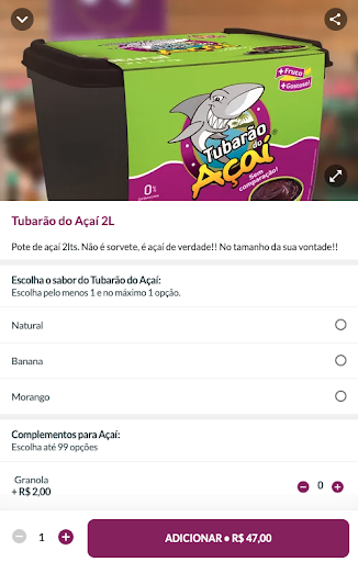Tubarão do Açai Screen 2