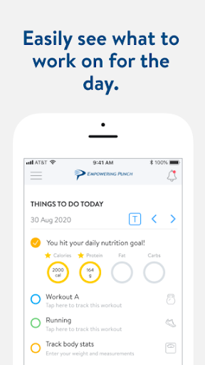 Android application Empowering Punch Fitness screenshort