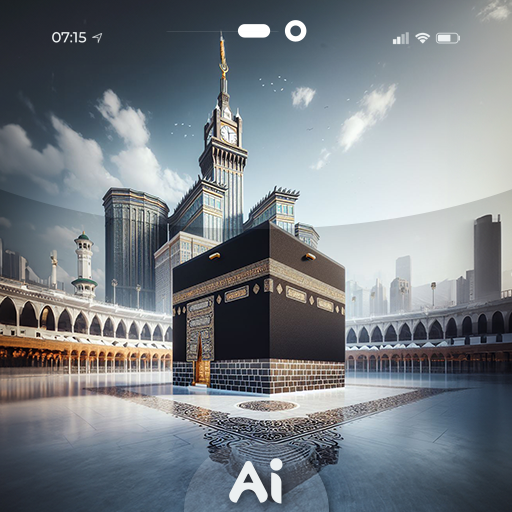Wallpaper Kaaba AI