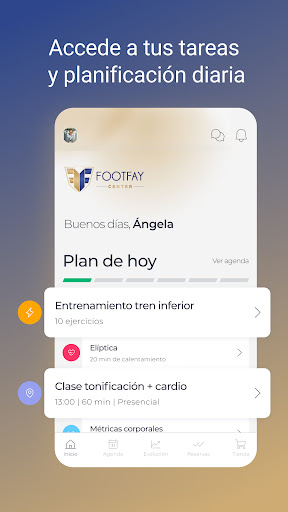 Android application Footfay Center screenshort