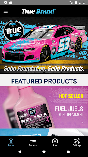 Android application True Brand Products screenshort