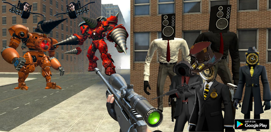 Titan Drillman: Shooter FPS