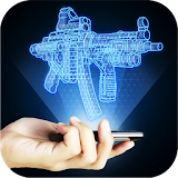 Hologram Weapon 3D Simulator icon