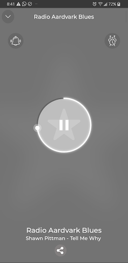 Android application US Radio Aardvark Blues App Li screenshort