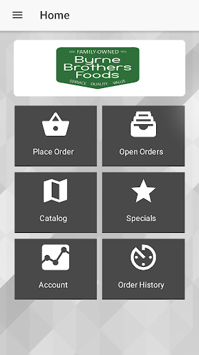 Android application Byrne Brothers Foods Online screenshort