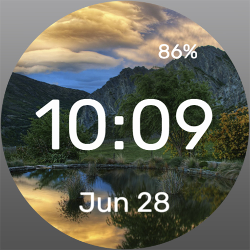 Clouds - Watch Face Download on Windows