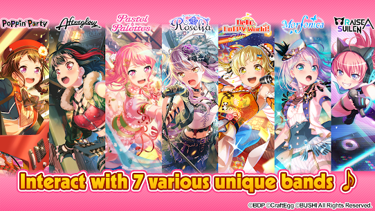 BanG Dream Girls Band Party v5.6.2 Mod Apk (Unlimited Stars/Ammo) Free For Android 5