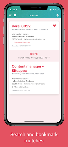 TENDER Project Screen 2