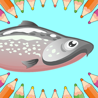 Salmon Coloring Pages
