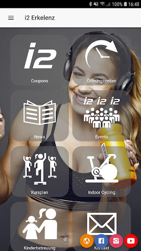 Android application i2 Fitness App screenshort