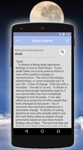 Dreams meaning Screen 3