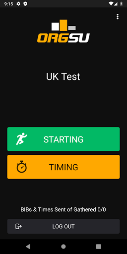 Orgsu Timing Screen 2
