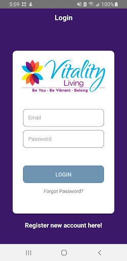 Android application Vitality Family Application screenshort