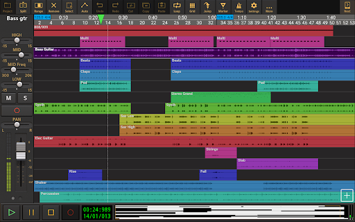 Screenshot of Audio Evolution Mobile Studio