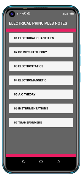 Electrical Principles Notes Snaps 3