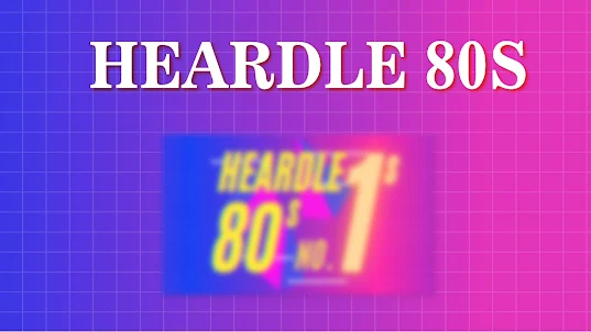 Heardle 80s App Helper