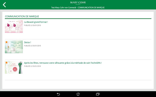 e-Training Mary Cohr Screen 3