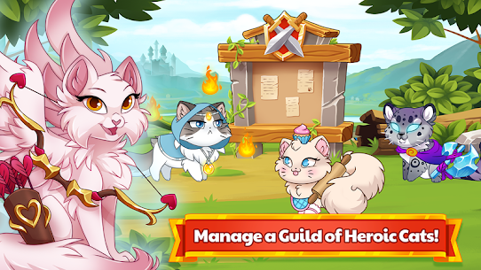 Castle Cats Idle Hero RPG v3.4.1 Mod Apk (Unlimited Cash/Coins) Free For Android 1