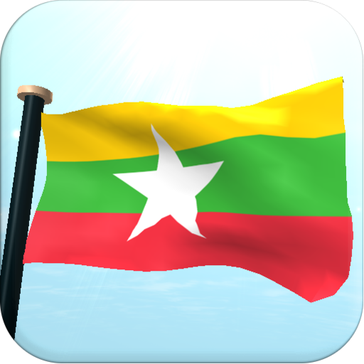 Myanmar Flag 3D Live Wallpaper logo