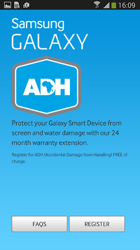 Android application Samsung ADH screenshort