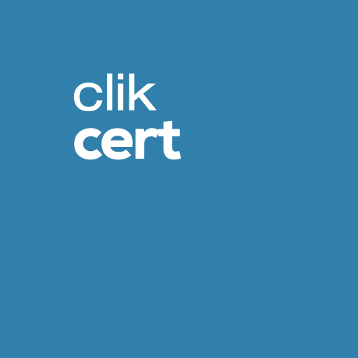 Clik Cert logo