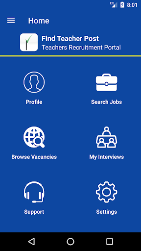 Android application Find Teacher Post screenshort