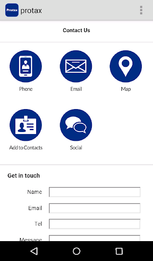 Protax Consulting Services Screen 3
