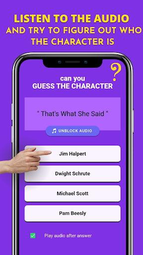 Guess the character Screen 2