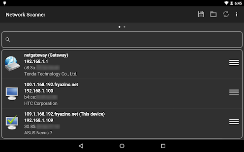 Network Scanner Captura de tela