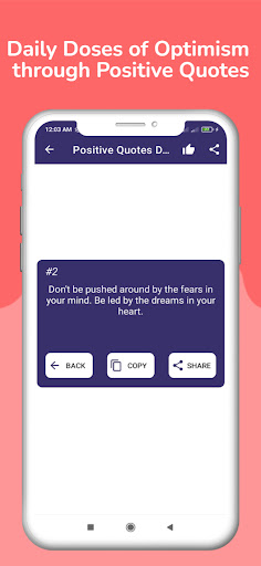 Positive Quotes Daily Screen 3