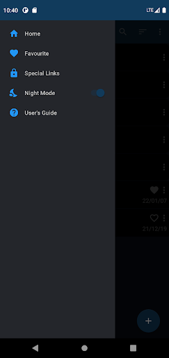 Link Manager Screen 2