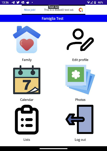 Android application Family Space screenshort