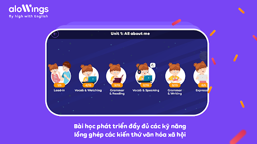 AloWings - Tiếng Anh THCS Screen 2