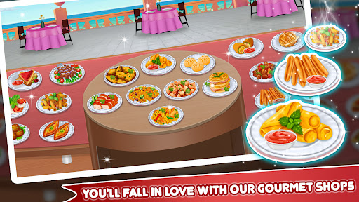 Android application Cooking Game Food Fest Tale screenshort