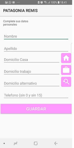 Patagonia Clientes Screen 2