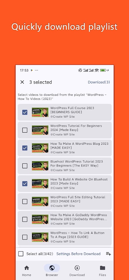 #4. Video downloader - VidKeeper (Android) โดย: yokiasoft