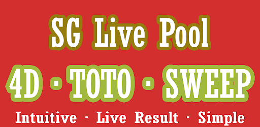 SG Live Pool 4D, Toto & Sweep